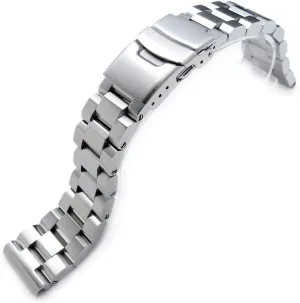 316L Stainless Steel Watch Band Straight End depart scam rumble bitterness adviser Lug Diver Clasp Brushed 22mm Hexad 