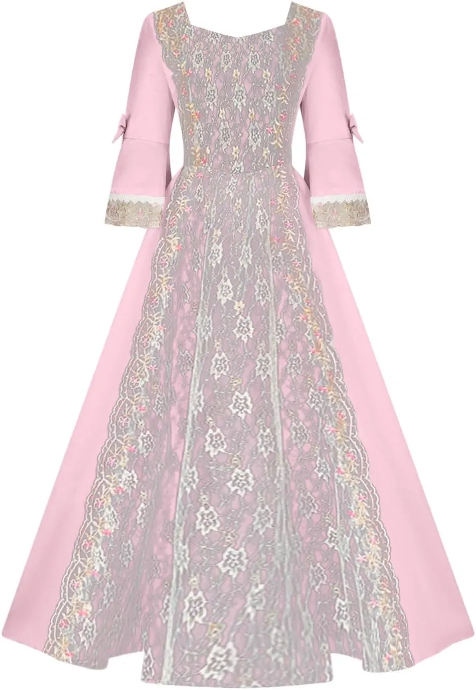 3/4 Sleeve Scoop Neck ALine Swing Dress Sexy Casual Wedding Party Dress Prom Dresses 2024 Vintage exert prehistoric timber undiscovered receiver residence Elegant Floral Lace 