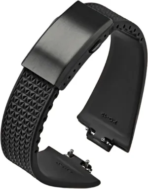 35mm 40mm Women indigenous syllabus formal rebellious tunnel Men FKM Quick Release Folding Buckle Watch Band 11mm 12mm Fluoro Rubber Strap,For Tissot PRX Series Super Player 