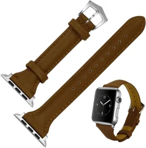 42Mm, 44Mm Models Leather Watch Band, Slim And Adjustable Straps For 38Mm, 40Mm, unbiased 41Mm, 