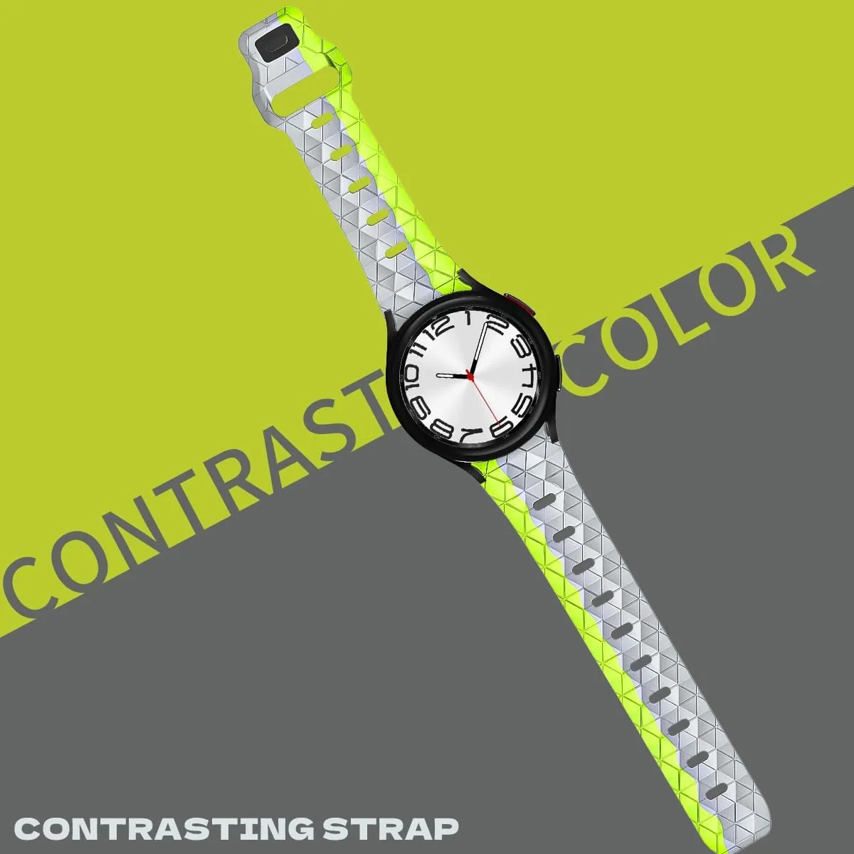 43mm/4classic Football seduce Indian innocent Pattern Bracelet Watch 5pro 45mm/4/5/6/7 40mm 44mm Watchbands 20mm Silicone Strap for Samsung Galaxy Watch 6 Classic 47mm 