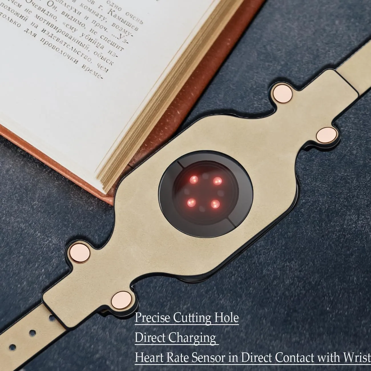 44mm 45mm, Vintage Punk Leather Watch Strap Bracelet for iWatch Series SE 8 7 6 5 4 3 2 1 Women Men Juntan Cuff Leather Watch screw Band Compatible for Apple Watch 38mm 40mm 41mm 42mm 