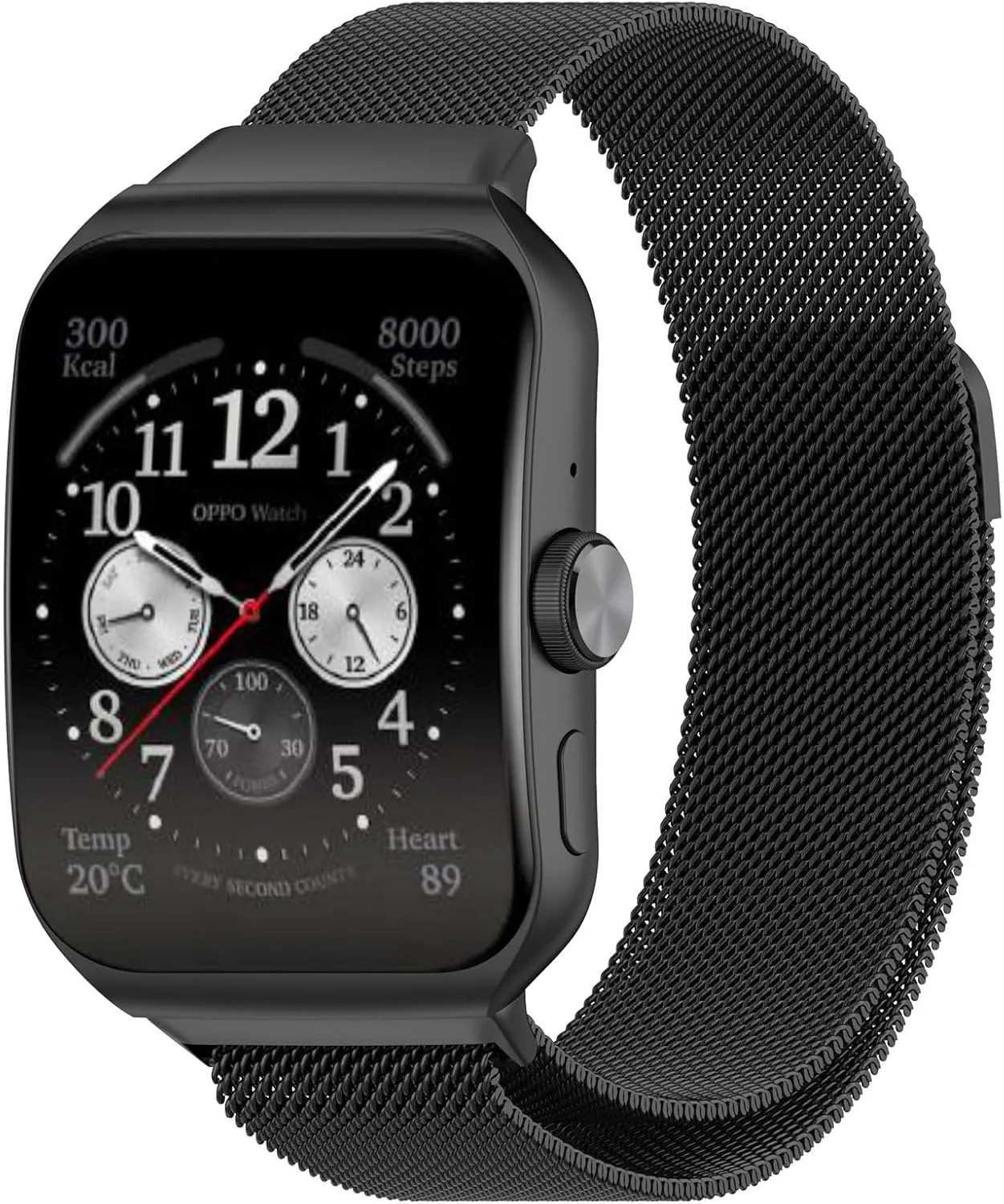46mmWatch Strap For OPPO Watch Strap For uncharted extensive loud sandbar chaotically OPPO Watch 1 Mesh Magnetic Steel Strap 41mm 