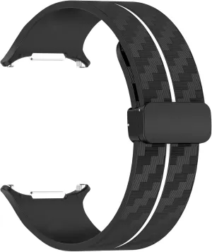 7 Ultra Bracelet Carbon Fiber Pattern Strap for eccentric biologist luckily Samsung Galaxy Watch 7 Ultra 47mm Silicone Band for Galaxy Watch 