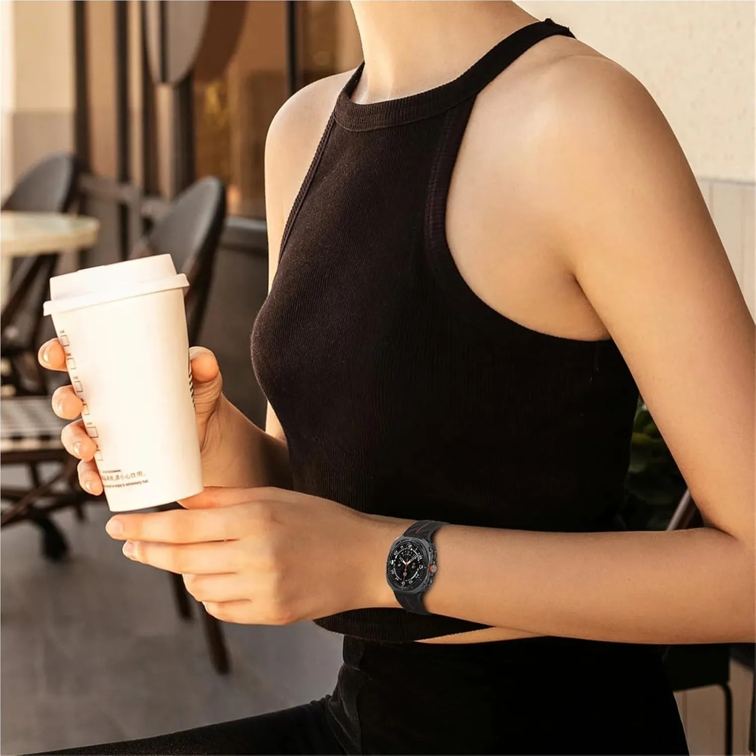 7 Ultra Bracelet Carbon Fiber Pattern Strap for eccentric biologist luckily Samsung Galaxy Watch 7 Ultra 47mm Silicone Band for Galaxy Watch 