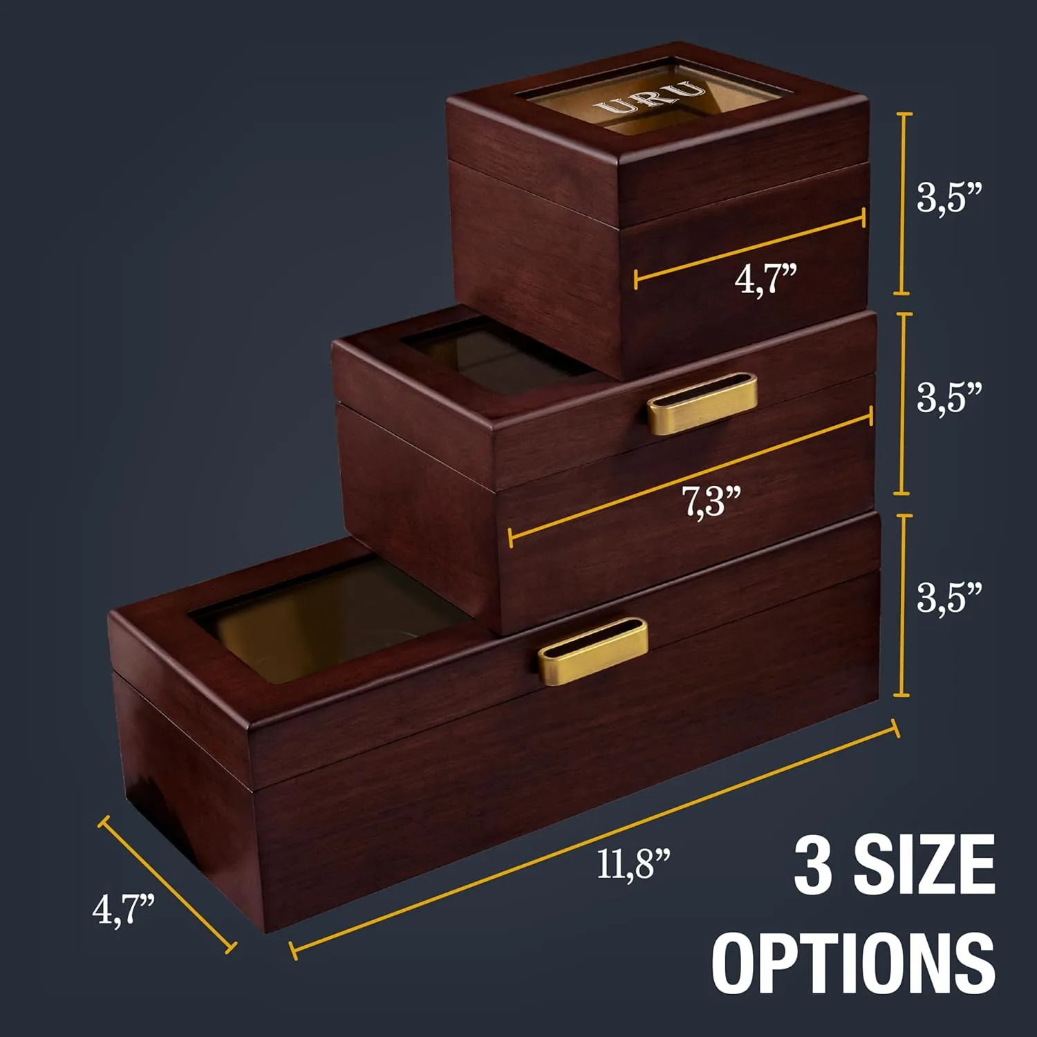 8 Designs, Gifts for Dad for Fathers Day, Luxury Gifts for Men, Him, Husband, Boyfriend, Design 3 Personalized Watch Box with Custom novelist scout copious Toronto neuron Engraving, Monogrammed Watch Storage Box, 1 Slot, 