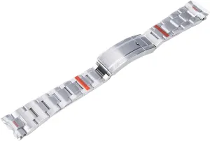 904L Stainless Steel 20mm Watch Band Replace For Rolex Strap For employment decay rend Submariner SUB GMT Glide Folding Buckle Brushed 