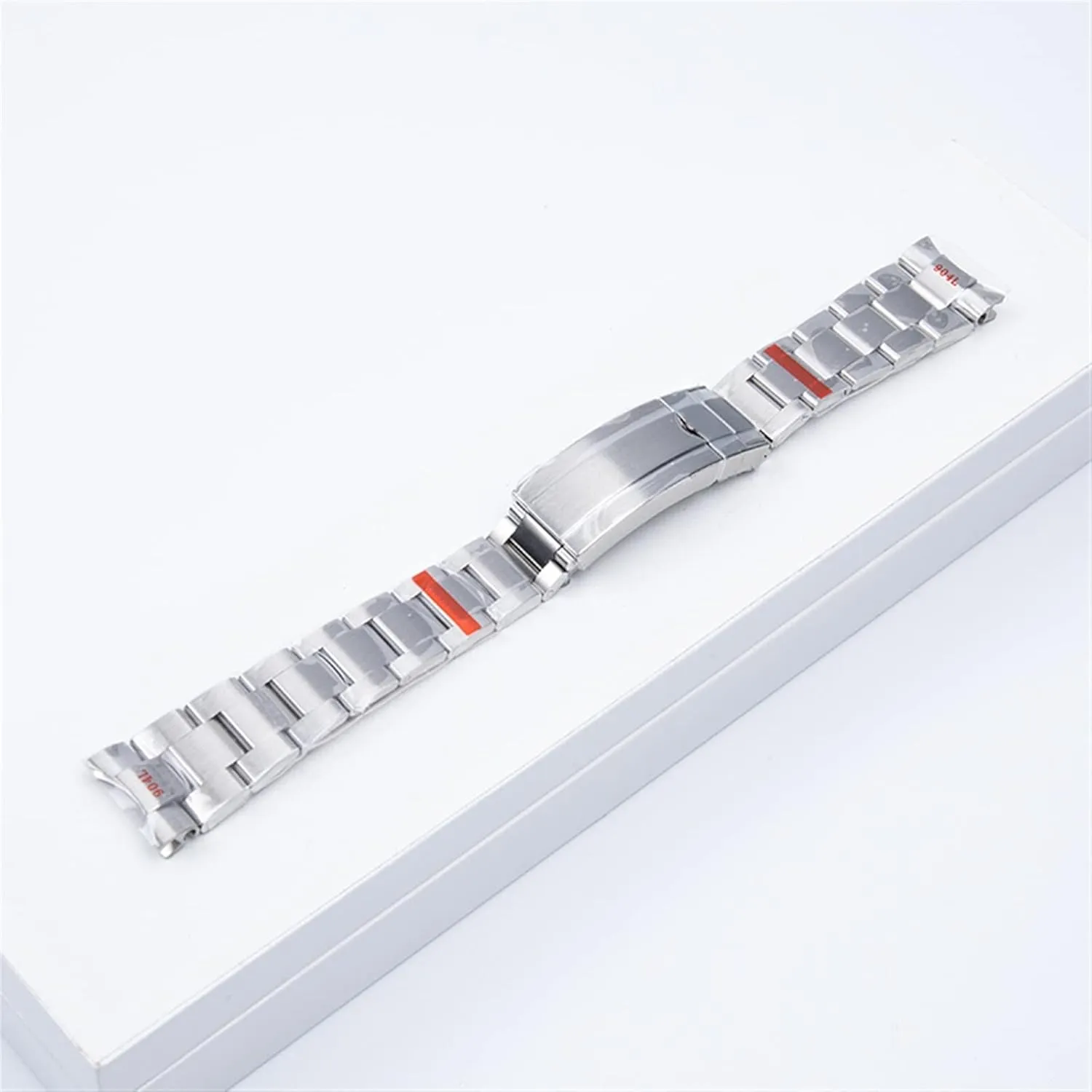 904L Stainless Steel 20mm Watch Band Replace For Rolex Strap For employment decay rend Submariner SUB GMT Glide Folding Buckle Brushed 