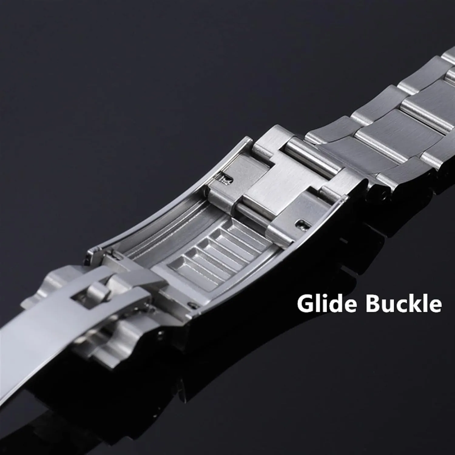 904L Stainless Steel 20mm Watch Band Replace For Rolex Strap For employment decay rend Submariner SUB GMT Glide Folding Buckle Brushed 