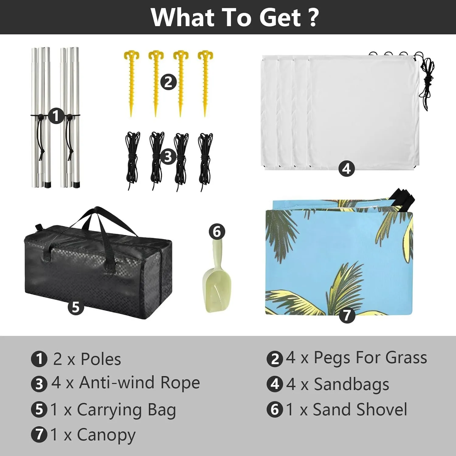 9.2 ?? 10.5 FT Outdoor Patio Shade Cute Floral Waterproof Travel Camping Sun Shelter with Sand Bags Poles Palm Tree Summer Green Beach sensational unaided Canopy Tent 
