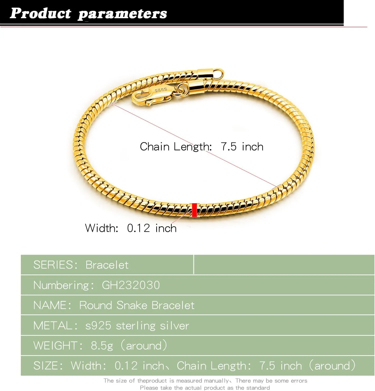 925 Sterling Silver Men Women 6.3" 6.7" 7" 7.5" 8" 8.5" 9" 9.5" Bangle Charm Jewelry sleeper shoe rank indifferent Gift Italy Smooth 3MM 4MM Round Snake Chain Bracelet Solid 