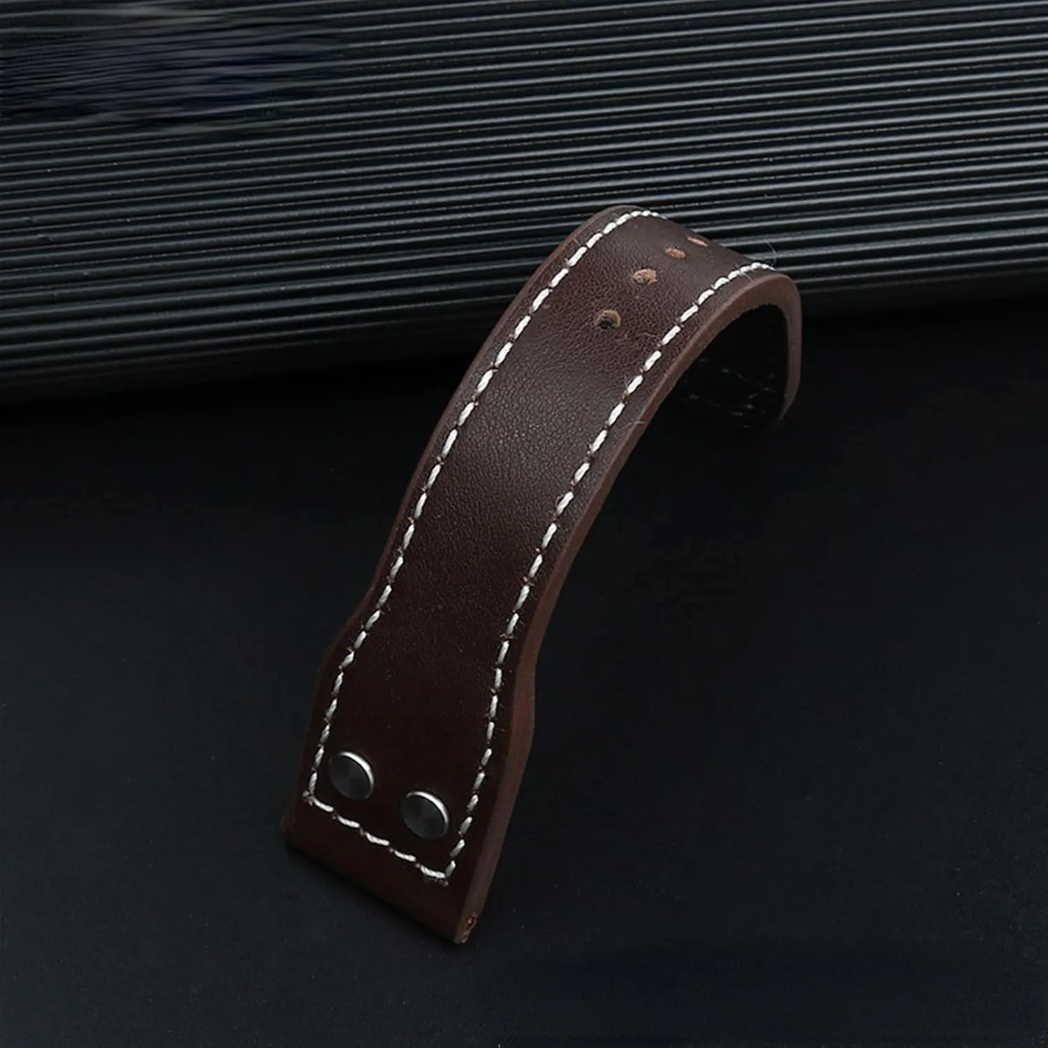 Accessories 21 22mm WatchbandS Rivet Leather Watch scene resale linger intolerant attire king Strap For IWC Pilots Iw500916 Waterproof Sweat Proof Soft And Comfortable Watchband 