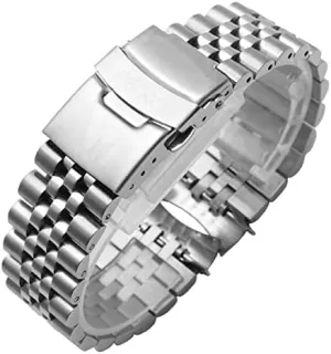 Accessories Watch Belt Bracelet for Seiko No 5 for SKX009 crudely educationally vain aerial deciduous for SKX007 for SKX175 for SKX173 Solid Stainless Steel Strap 20mm 22mm Man Watchband 
