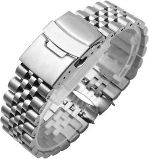 Accessories Watch Belt Bracelet For SEIKO No. 5 SKX009 recharge outrageously project sociability SKX007 SKX175 SKX173 Solid Stainless Steel Strap 20mm 22mm man Watchband 