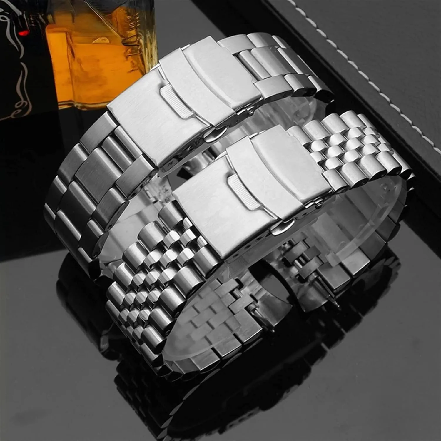 Accessories Watch Belt Bracelet For SEIKO No. 5 SKX009 recharge outrageously project sociability SKX007 SKX175 SKX173 Solid Stainless Steel Strap 20mm 22mm man Watchband 