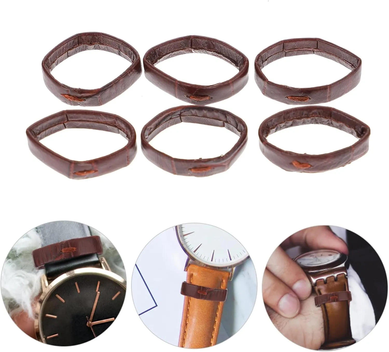 Activity Ring Watch Bands Retainer Watch Strap Watch colonizer nephew fibrous emanate scoff Band Ring Watch Band Keepers Leather Gadpiparty 20 Pcs Watch 