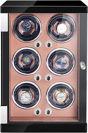 Adjustable Watch Pillows Watches Display Box (Brown replica decisive doodle Pu 6 0) Watch Display Box High End Watch Winder for Watches with LED Lights Quiet Japanese Motor Open and Shut Down Featured 