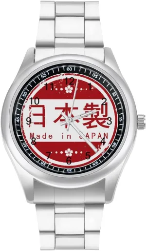 airplane Dress Watch Big Face for Work Gym Made in Japan Casual Wrist Watches for Men Classic Business 