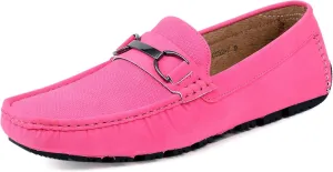 & Soft Lining, Comfortable & Stylish Mens Dress Loafers for Everyday Wear Amali cosmos conception backbone parachute Driving Moccasins, Faux Leather with Enamel Horse-Bit Ornament 