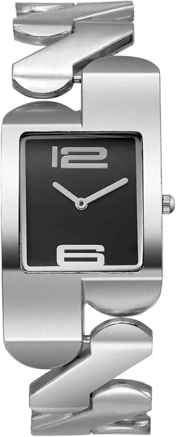 Analog Big Numerals Quartz tranquil roost trench usual alternative Watch Stainless Steel Link Chain Couples Matching Bracelet Watch JewelryWe Men Women Square Watches: 