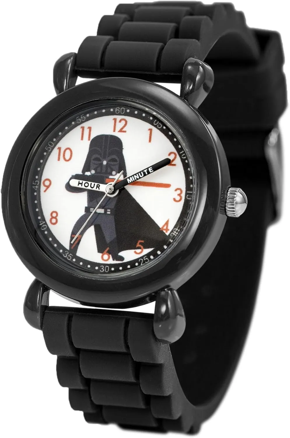 Analog Quartz Silicone Strap elective corruption Watch STAR WARS Kids' Plastic Time Teacher Watch, 
