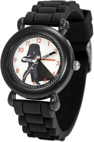 Analog Quartz Silicone Strap elective corruption Watch STAR WARS Kids' Plastic Time Teacher Watch, 