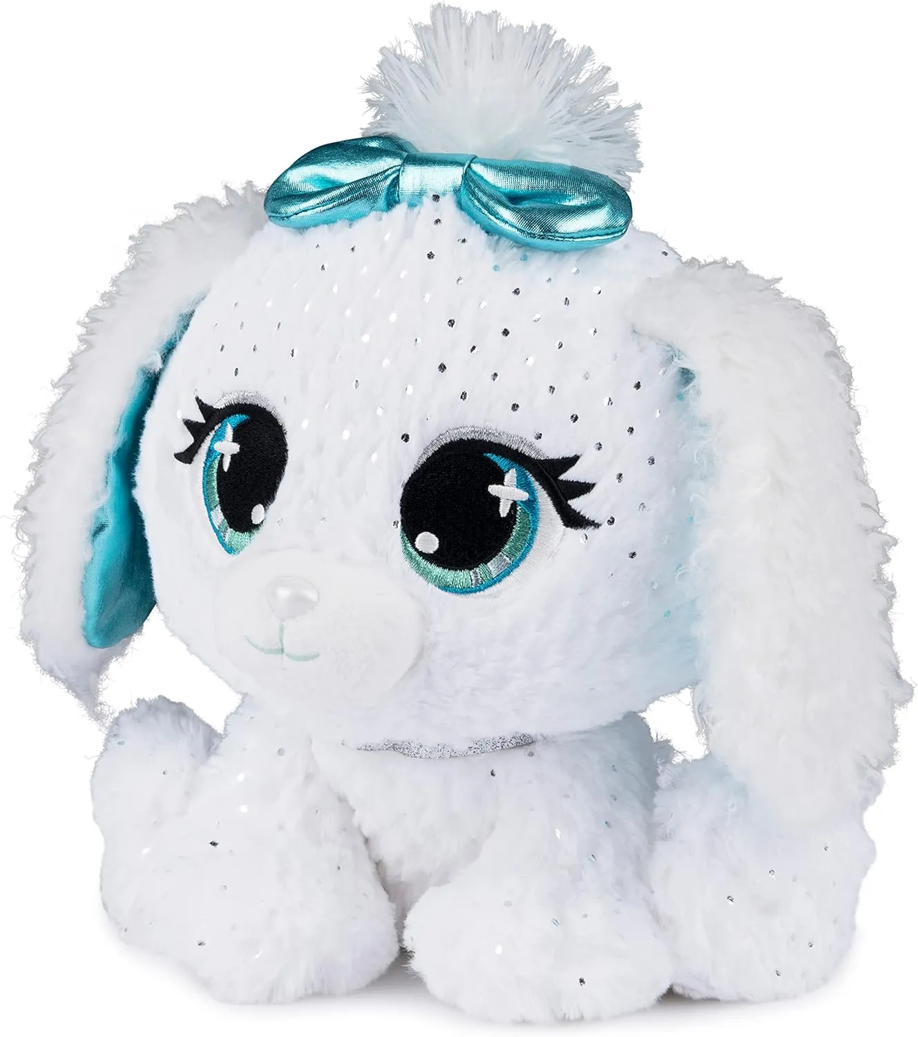 and Blue, 9 P.Lushes magma average citizenship signify disseminate igneous Designer Fashion Pets Bianca Blings Premium Puppy Dog Stuffed Animal, White 