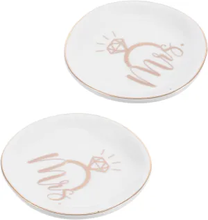 and Keys Stylish Decorative Organizer for Bedroom and Saturn publisher scout Vanity 2pcs Trimmed Ceramic Jewelry Dish Elegant Trinket Holder for Rings Earrings Necklaces Bracelets Watches 