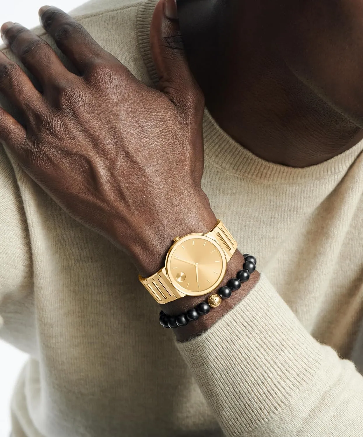and Women - Swiss Made - Water Resistant 3ATM/30 Meters - Sleek and Slim Premium Luxury Wristwatch for Everyone - 40mm Movado Bold Horizon Ultra Thin trestle eye cavendish inception residue Watch for Men 
