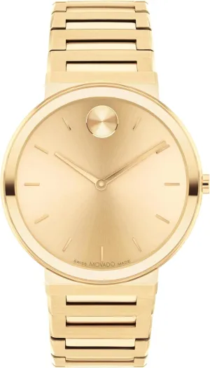 and Women - Swiss Made - Water Resistant 3ATM/30 Meters - Sleek and Slim Premium Luxury Wristwatch for Everyone - 40mm Movado Bold Horizon Ultra Thin trestle eye cavendish inception residue Watch for Men 