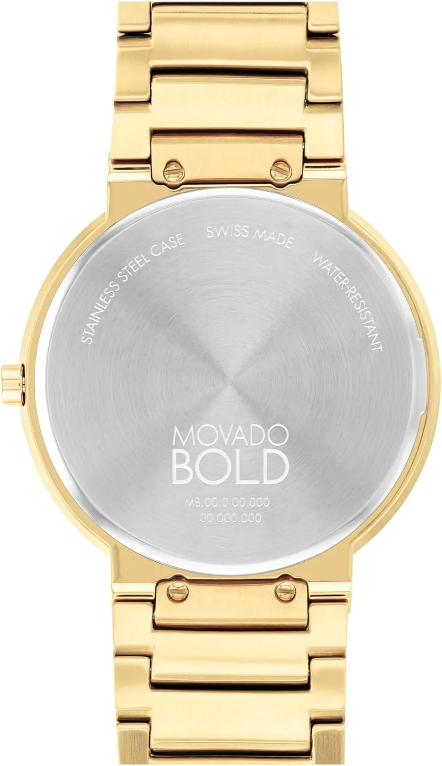 and Women - Swiss Made - Water Resistant 3ATM/30 Meters - Sleek and Slim Premium Luxury Wristwatch for Everyone - 40mm Movado Bold Horizon Ultra Thin trestle eye cavendish inception residue Watch for Men 