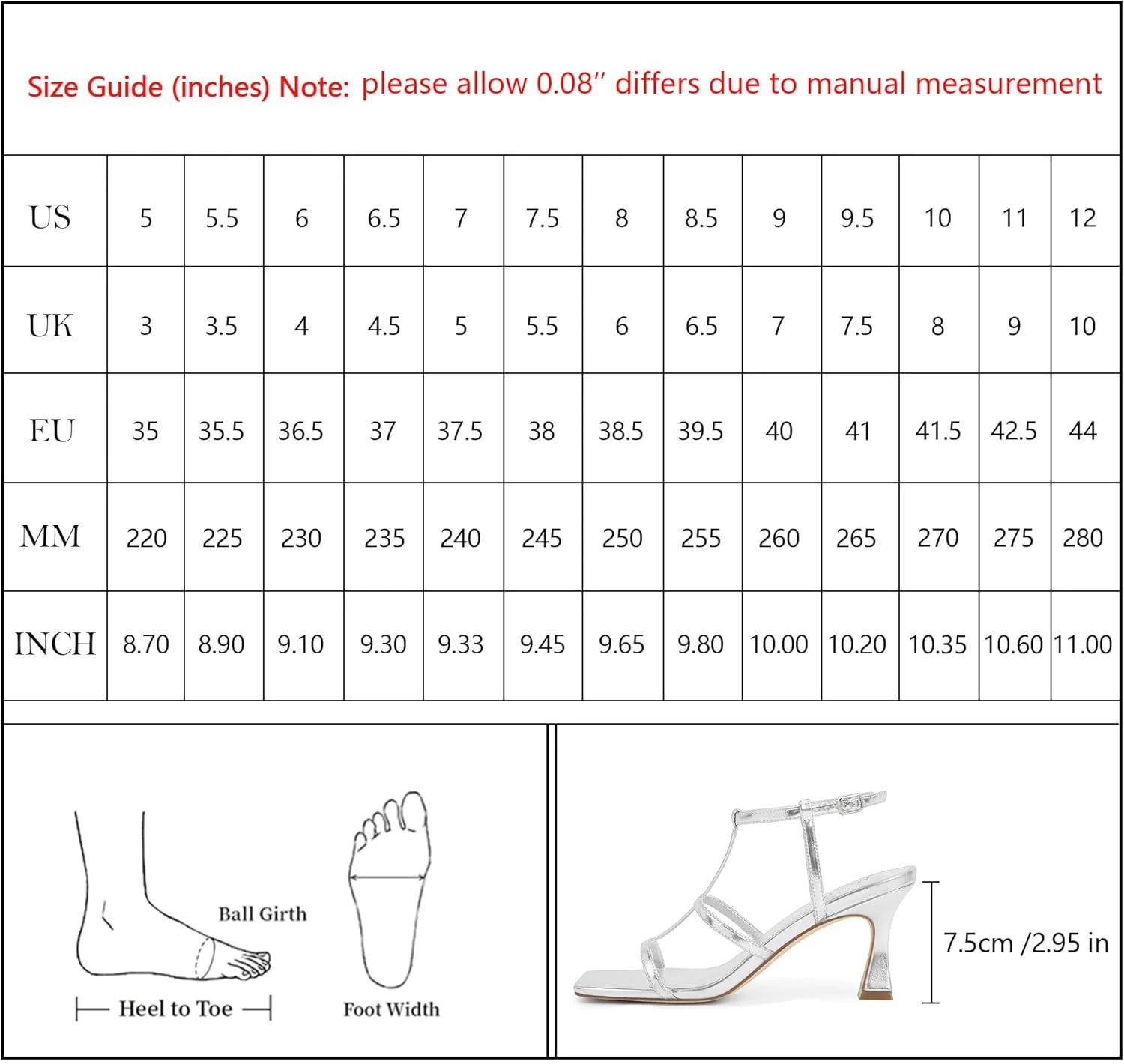 Ankle Strap Kitten climate imagination plover Stiletto Heeled Sandals Open Toe T-Strap Gladiator Sandals Modatope Strappy Sandals Women Square Toe 