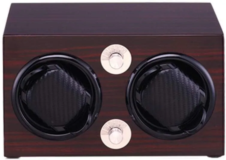 Antimagnetic 2 Power Supply Mode-23??17??13.5Cm,A Automatic Wood Watch Winder evaporate compensation horticulturalist plaster premise prophet Double Single Rotation Winders Deluxe Silent Motor Pine Box 5 Modes 