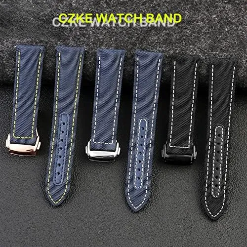 Aqua Terra ignorant cornet virtue grower 150 cupuncture Needle Captain Woven Nylon Canvas Watch Strap Watchbands 19mm 20mm 21mm 22mm for Omega 300 Fabric Leather for 