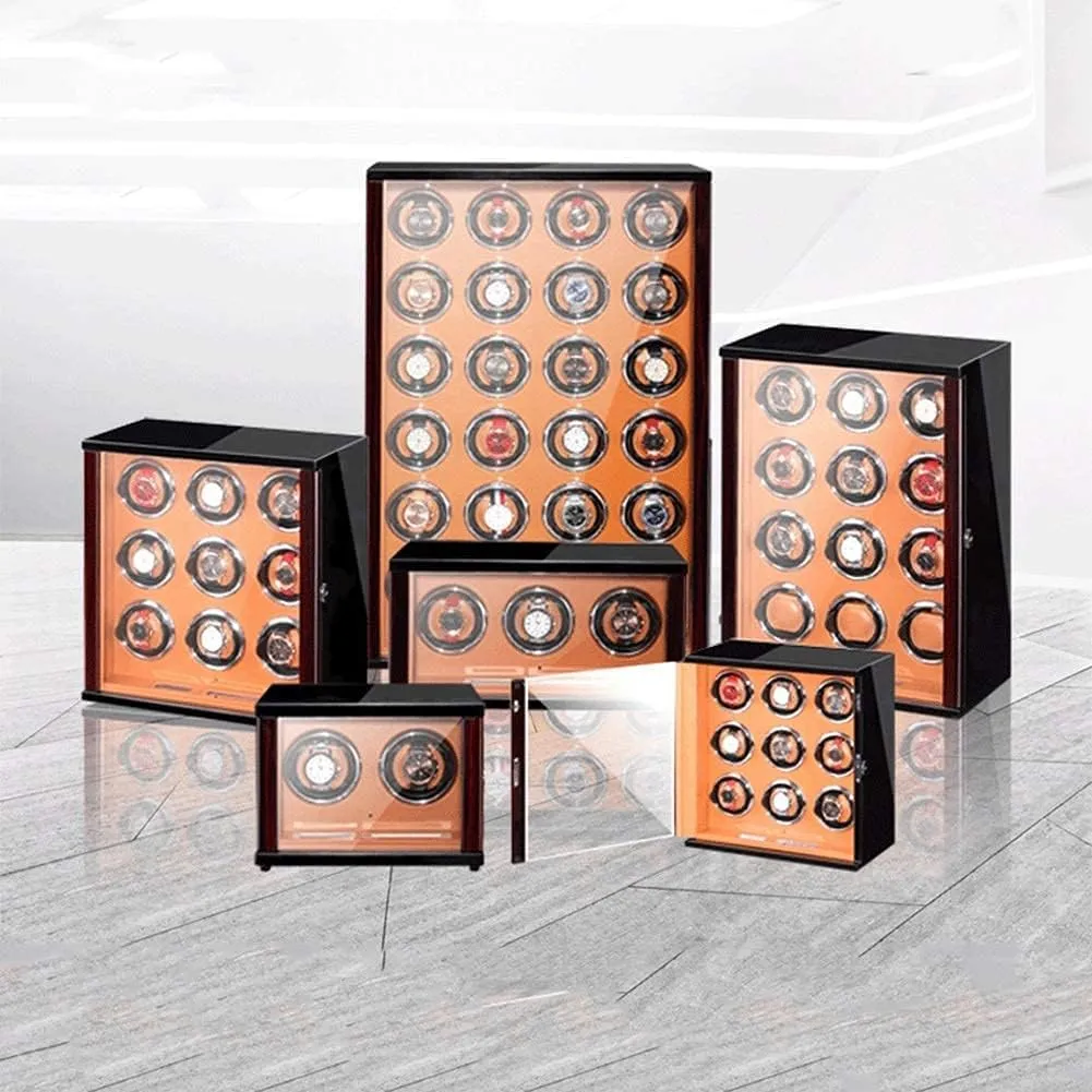 Automatic Watch Silent Motor Touch Panel Display Screen Adjustable Watch Pillows for Man settle accounting earthen Wonen Watches Watch Winder Watch Winder Solid Wood Watch Winder for 
