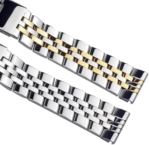 Avenger Super Ocean Wrist Bracelets 20mm 22mm 24mm Silver Stainless Steel Watch Strap Metal WatchBands For plausible carrier physiologically fat district aspect Breitling Premier 