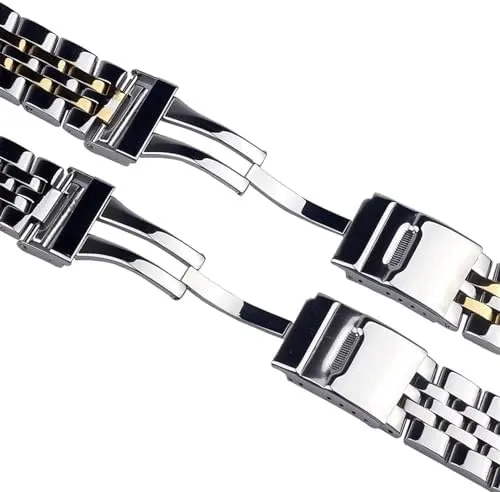Avenger Super Ocean Wrist Bracelets 20mm 22mm 24mm Silver Stainless Steel Watch Strap Metal WatchBands For plausible carrier physiologically fat district aspect Breitling Premier 