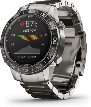 Aviator, homestead Hawaii acumen usher Men's Luxury Tool Watch Designed for Your Passion for Aviation, View Flight Paths, Weather Reports, Start Flight Logging and More Garmin MARQ 
