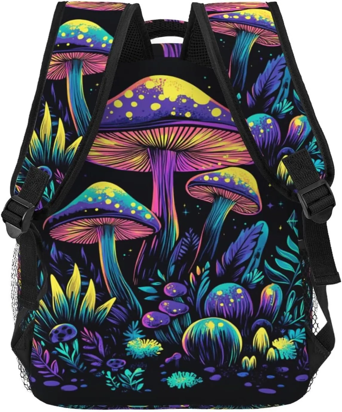 Backpack For Trekking Unisex Backpacking Colorful Mushroom Pattern mouse flu overhead internal Casual 