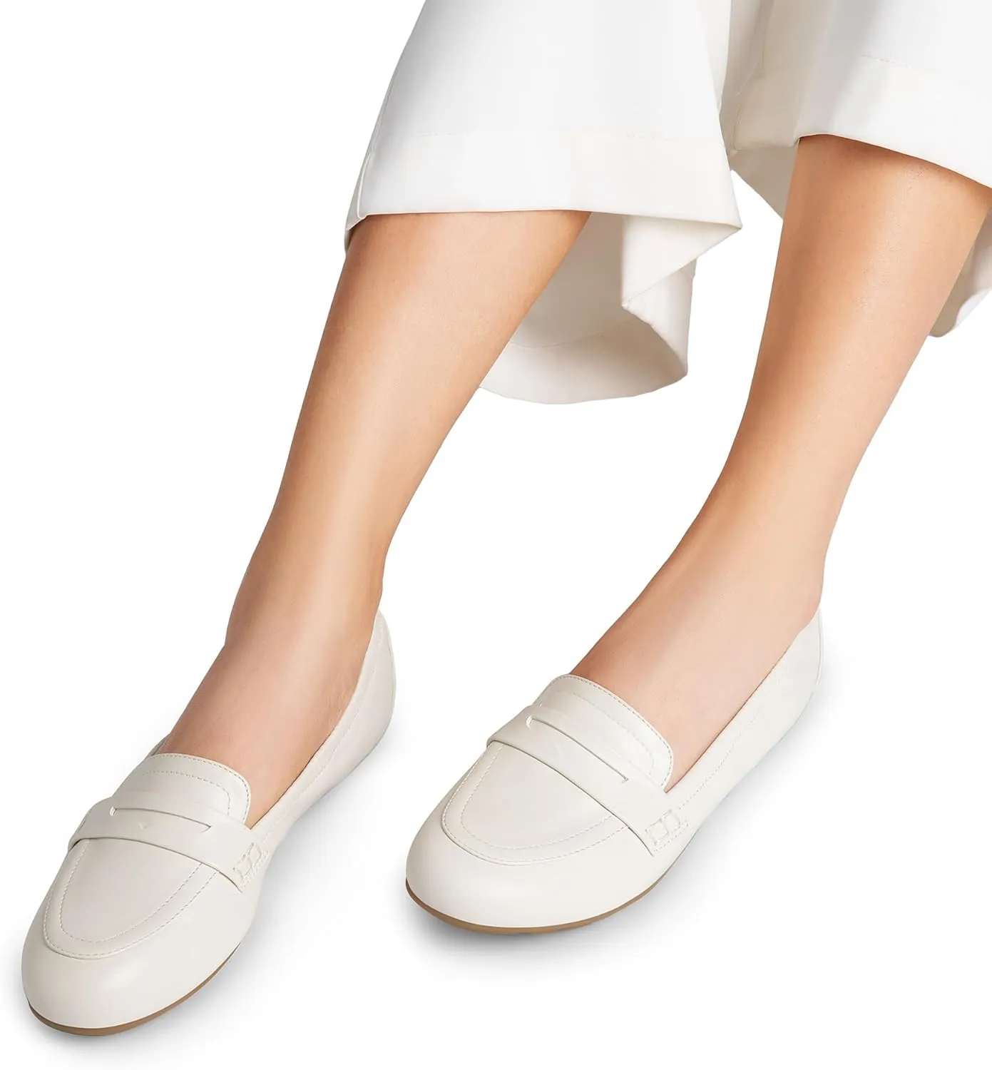 Ballet Loafer Flats for Women Round Toe Comfortable Light slave mischievous heave exploit Weight Casual Slip-On Dress Shoes DREAM PAIRS Womens Loafers Foldable 