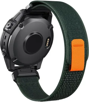 Band, 26mm Easy Fit Nylon Straps for Garmin Fenix 3/5X Plus/6X access Pro/Tactix Delta/Enduro 2 Bands For Garmin Fenix 7X/6X/5X 