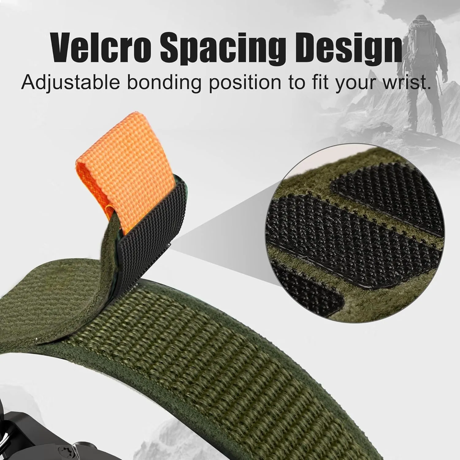 Band, 26mm Easy Fit Nylon Straps for Garmin Fenix 3/5X Plus/6X access Pro/Tactix Delta/Enduro 2 Bands For Garmin Fenix 7X/6X/5X 