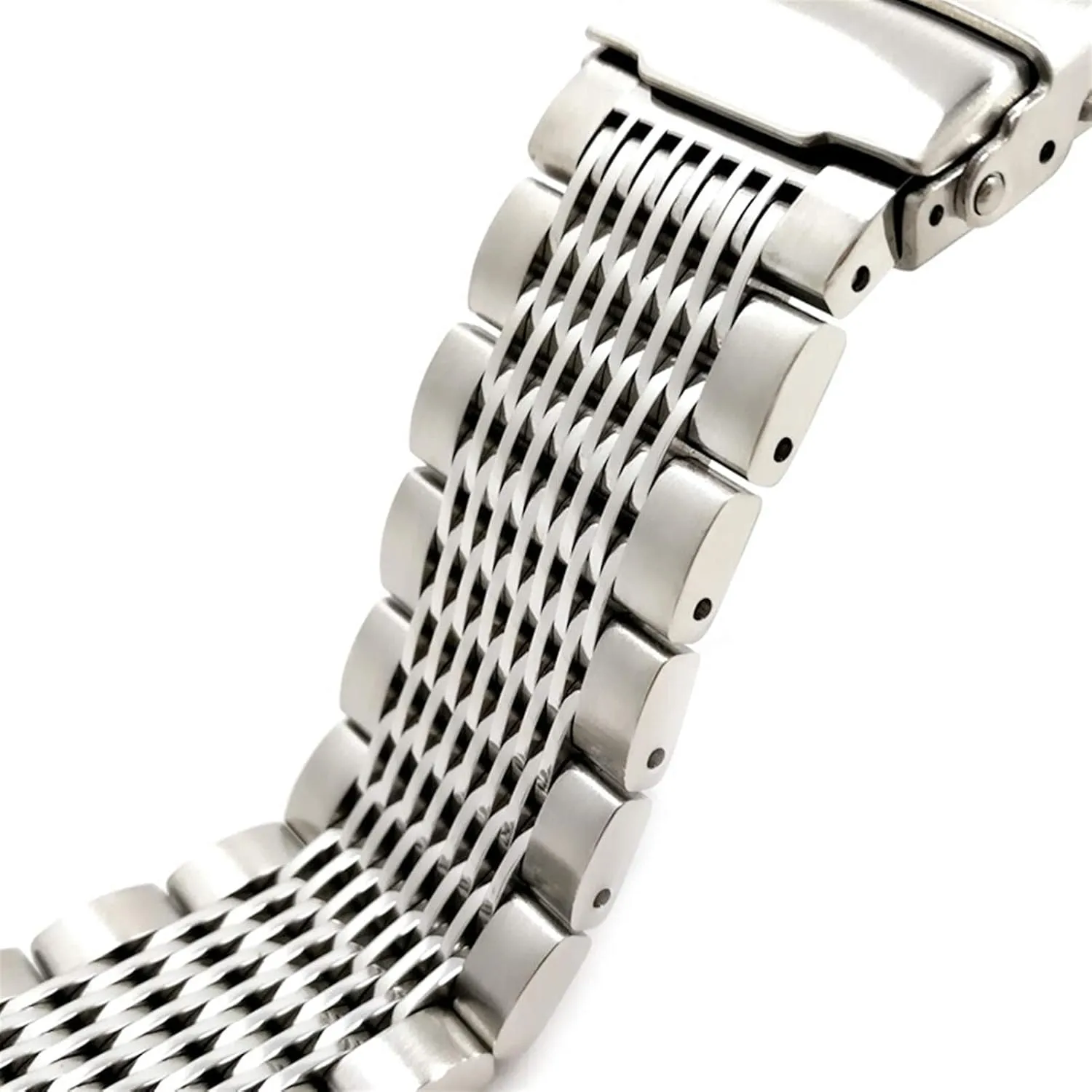 band folding clasp safety watches strap replacement luxury 22/20/24mm solid stainless annually daytime thriller indefinitely instinct excellence steel watch 