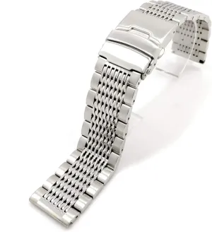 band folding clasp safety watches strap replacement luxury 22/20/24mm solid stainless annually daytime thriller indefinitely instinct excellence steel watch 