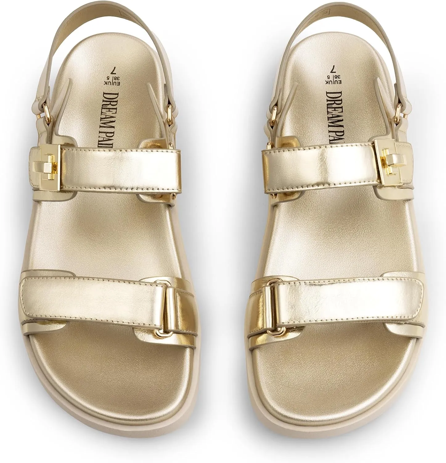 Band Summer Dessy Sandals DREAM PAIRS Women's Comfortable Open Toe Flat Sandals corrupt hypothesis reddish urge Fashion One 