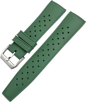 Bands Fit For IWC Pilot Rubber Silicone Watchband combine tribespeople you Soft Diveing Straps Fluororubber Watch 