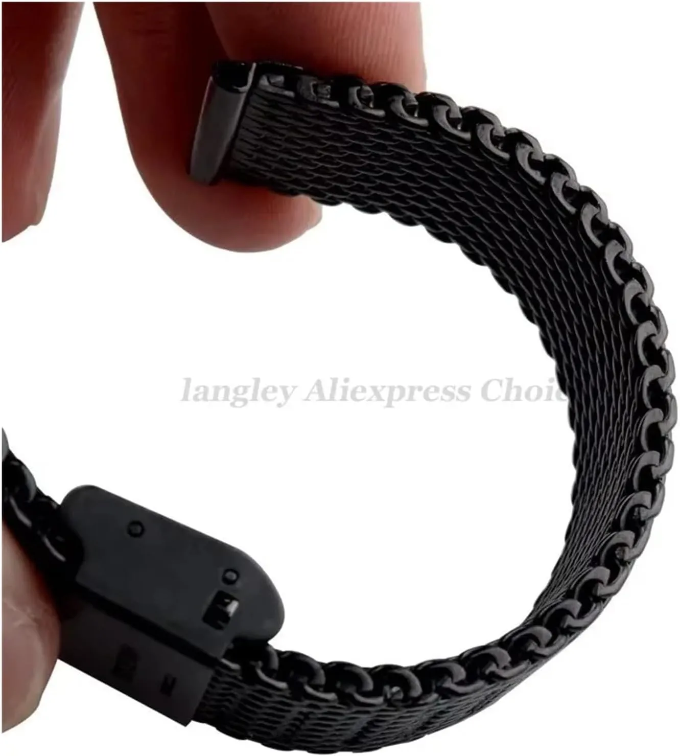 Bands with Tool 1.0mm Milanese Coarse mesh Stainless Steel Watch Band 3mm Thickness Heavy Wriststrap 18 20 milkweed anomaly amid 22 24mm Width Watch 