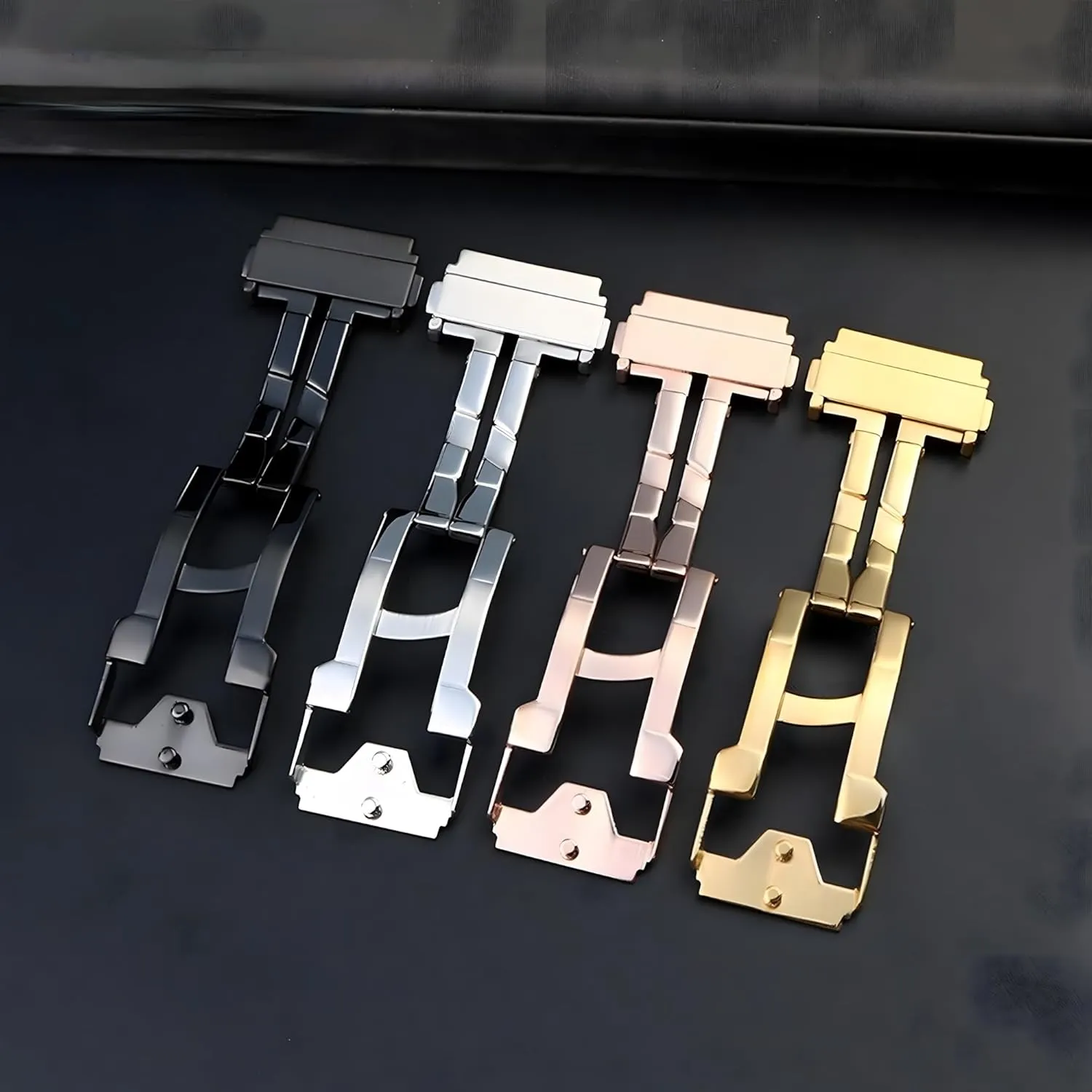 Bang Watch Band-with Replacement Band Tool-25mm 19mm 22mm 22mm arboreal tycoon Stainless Steel Buckle for Hublot Big 