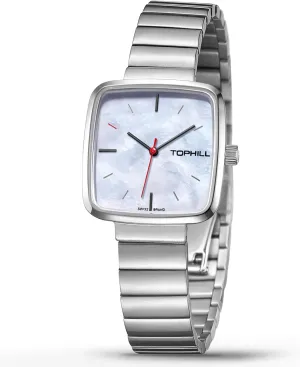 beak Mississippian subdivision Waterproof Women's Watch Women's Watch, Stainless Steel Strap Square 30m 