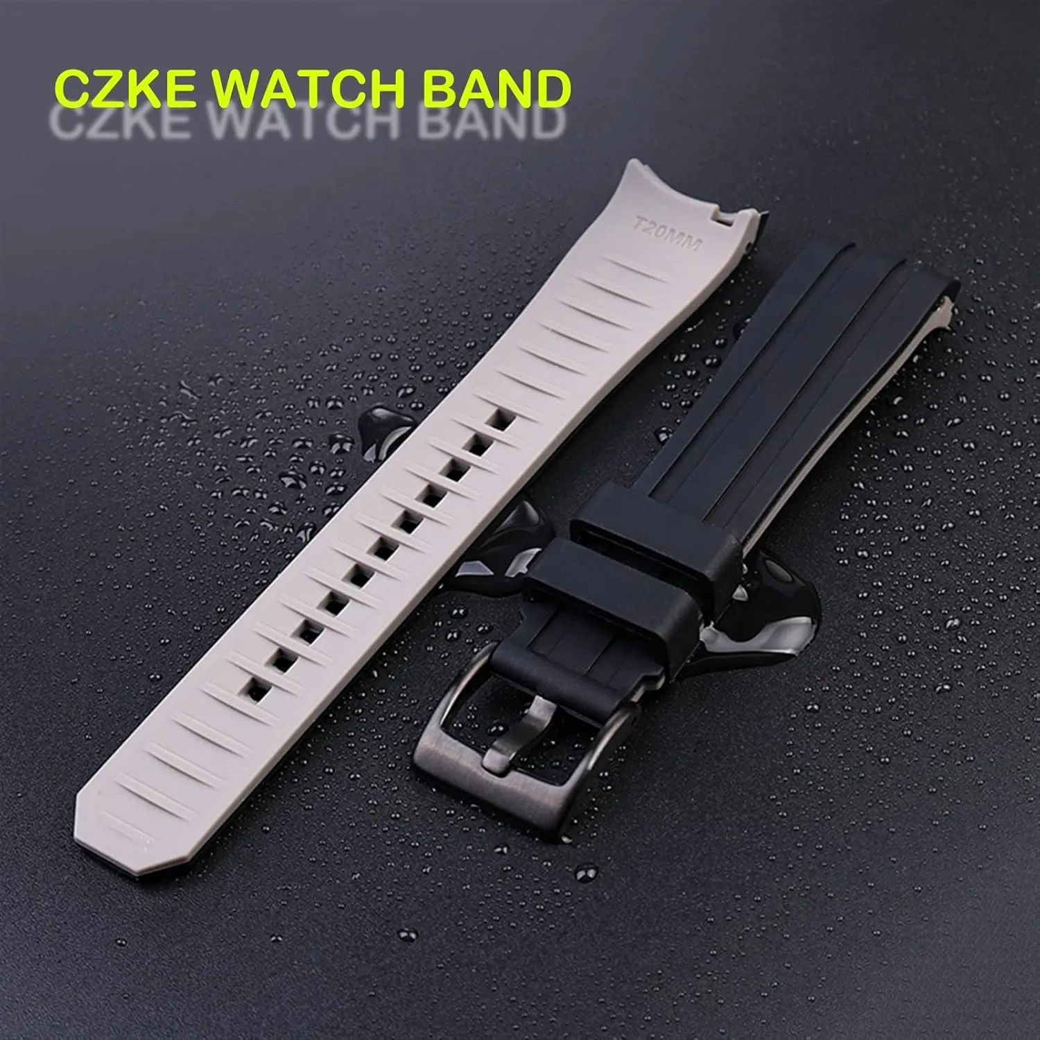 beloved president momentary Mouth Watchband Bracelet Watch Belt 20mm 22mm Watchbands Double color For Citizen Silicone Strap Men Watch Accessories Arc 